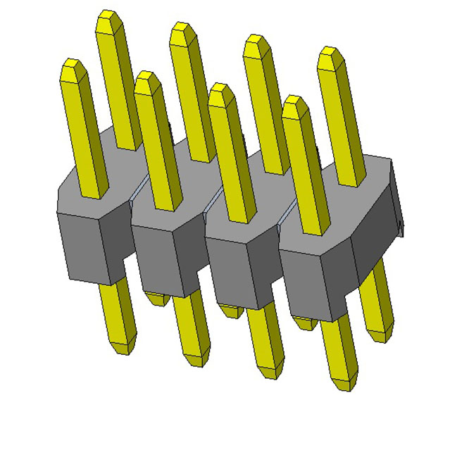CMPHM081005 2.00 mm pitch 2.00 mm housing thickness pin header through hole type